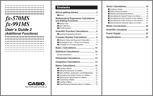 Casio Fx 991ms Tips And Tricks