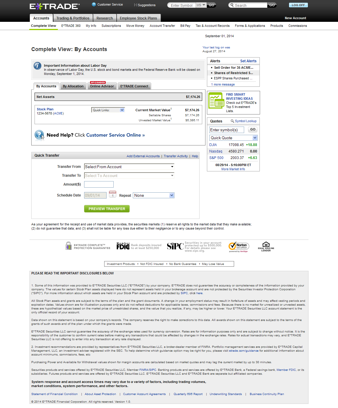 How do you buy stock on etrade cheap