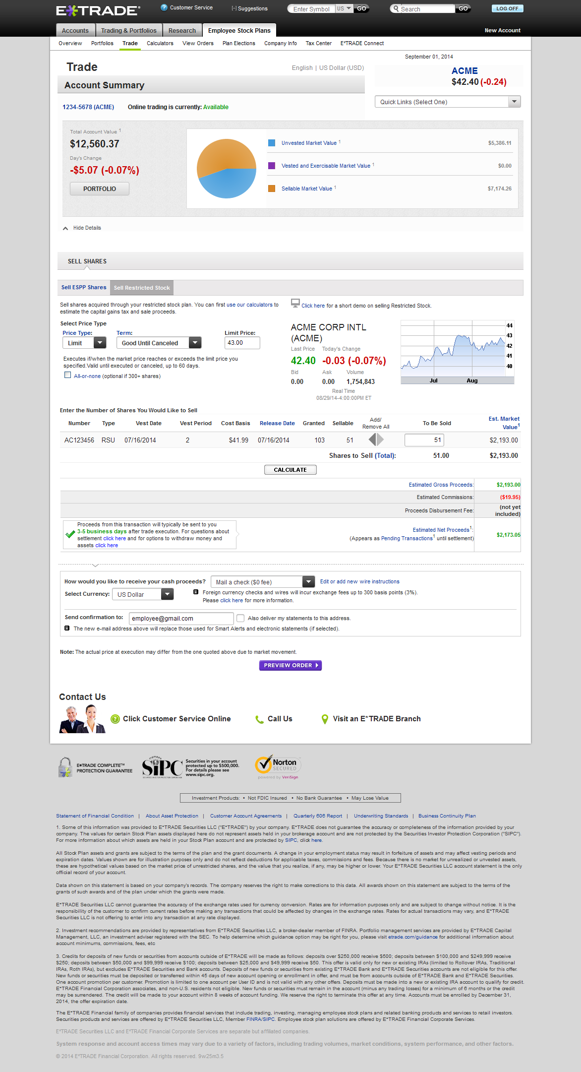 etrade trading fees