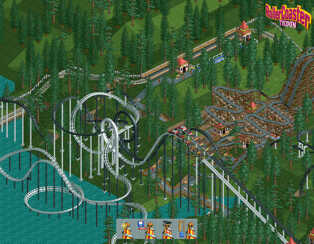 RollerCoaster Tycoon title screen